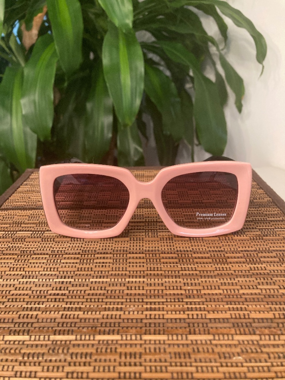 Oversized Square Fashion Sunglasses For Women (5583) Pink